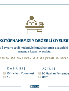 Duyuru - Bayram Tatili