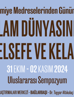 İSAM'da İslam Dünyasında Felsefe ve Kelam Sempozyumu